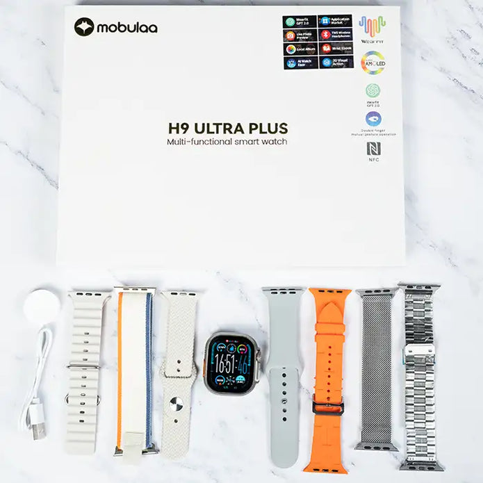 Mobulaa Smartwach H9 Ultra Plus 2,02 Pulgadas Resistencia IP67