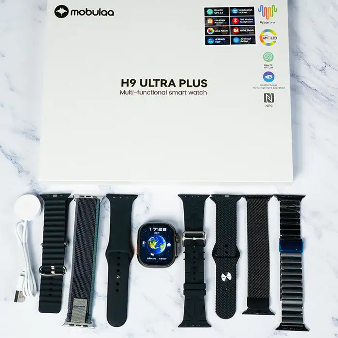 Mobulaa Smartwach H9 Ultra Plus 2,02 Pulgadas Resistencia IP67