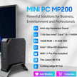 Mini PC Negro MP200 Blackview Hasta 4.50 GHz Bluetooth