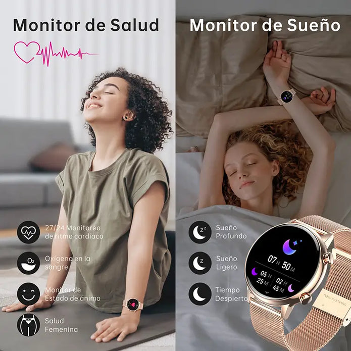 Romance G-Tide Carga Magnética Relojes Inteligentes Circular