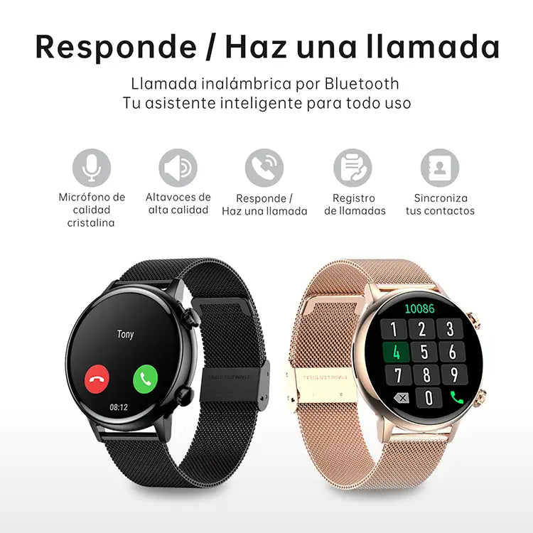 Romance G-Tide Carga Magnética Relojes Inteligentes Circular