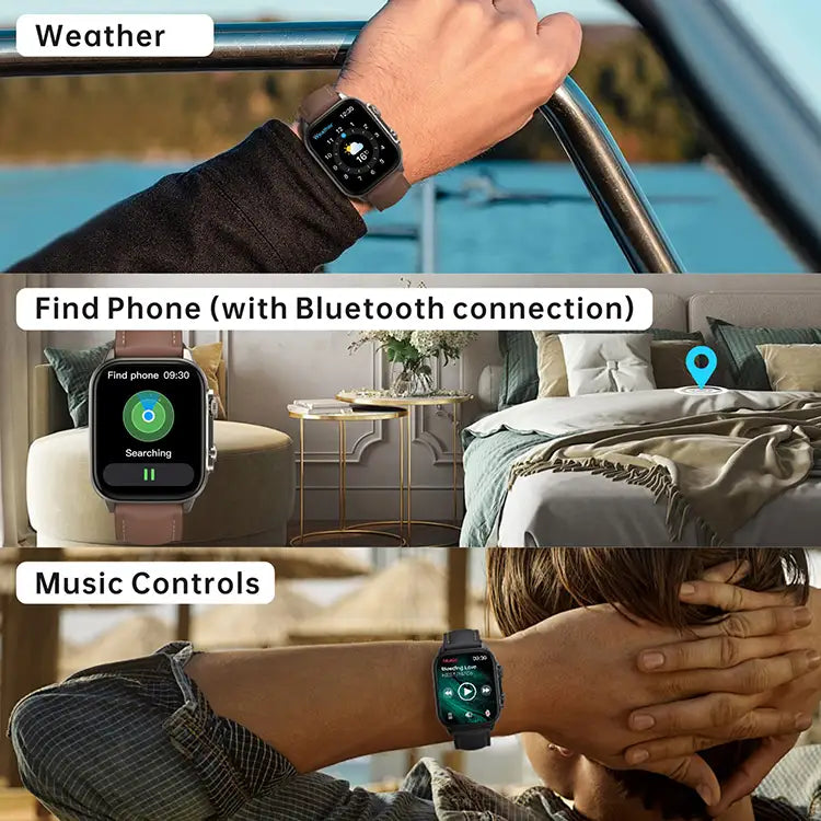 S5 Pro G-Tide Smartwatch Pantalla Táctil Completa De 1,95 Pulgadas