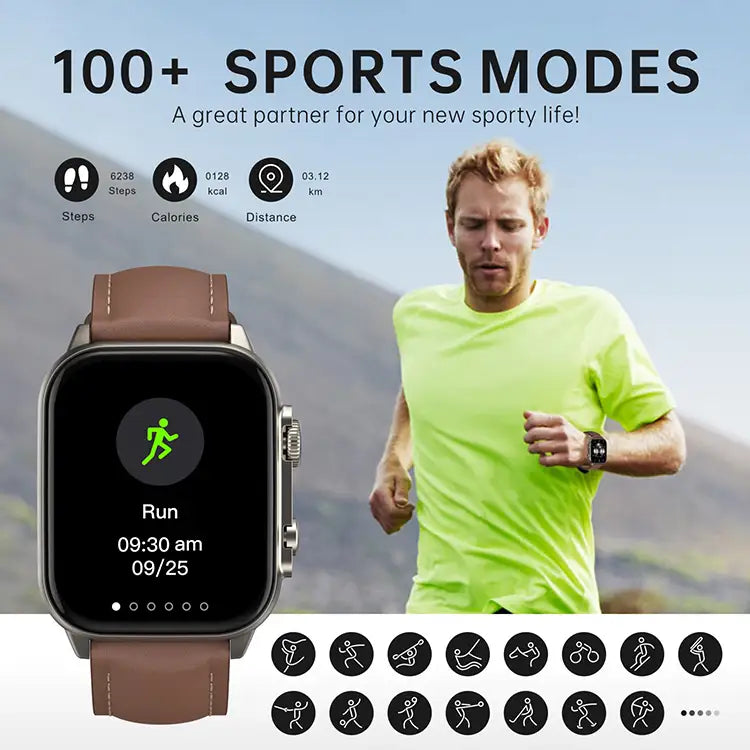 S5 Pro G-Tide Smartwatch Pantalla Táctil Completa De 1,95 Pulgadas