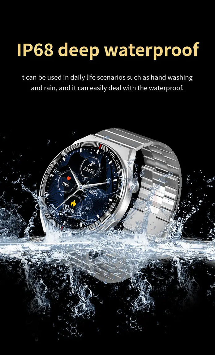 SK18 Smart Watch NFC Ip68 Resistente Al Agua Llamadas De Voz