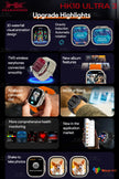 H8 Ultra Smartwatch Bluetooth 2.02 Pulgadas Impermeable