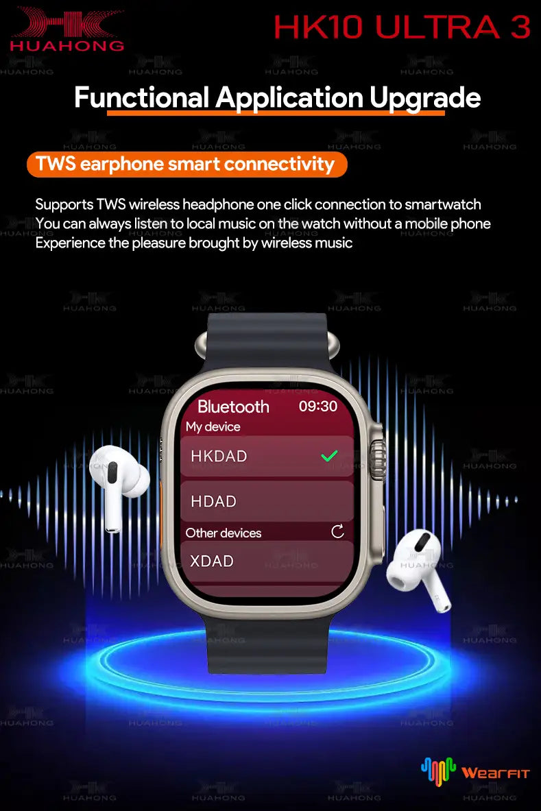 H8 Ultra Smartwatch Bluetooth 2.02 Pulgadas Impermeable
