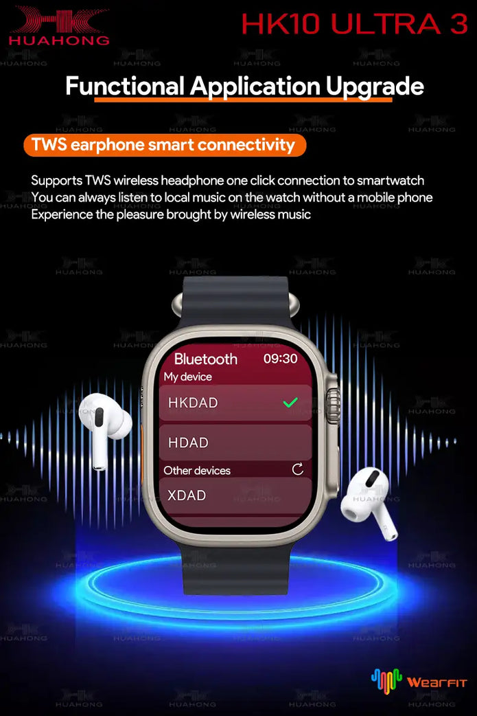 H8 Ultra Smartwatch Bluetooth 2.02 Pulgadas Impermeable