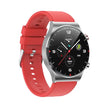 roja silicona smartwatch reloj sk6