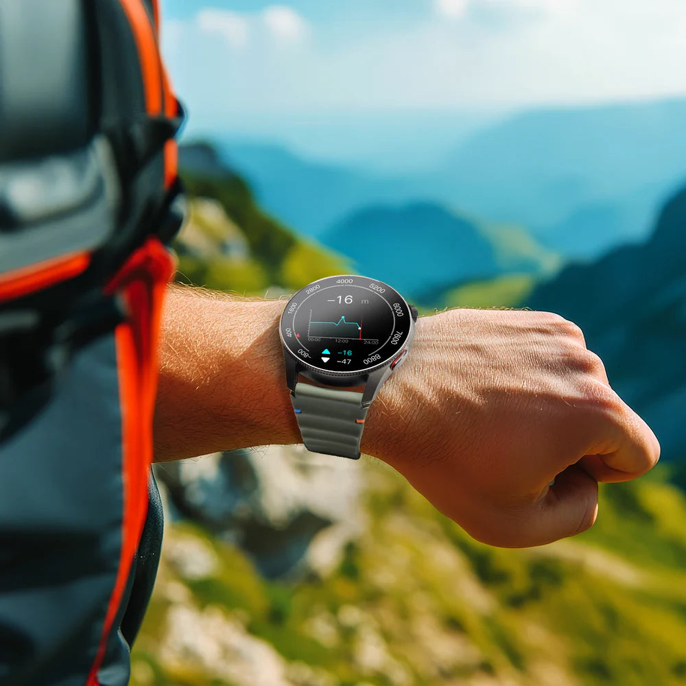 Smartwatch Aurafit Trek 2 | GPS , Pantalla AMOLED 1.43