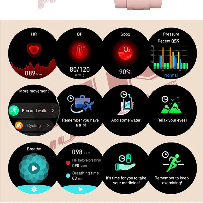 Wearables AMOR Reloj Smartwatch Inteligente Mobulaa